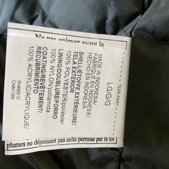 Under Armour Storm Men Down Jacket Hood Green Zip Size L 1342702 310 - Picture 4 of 7